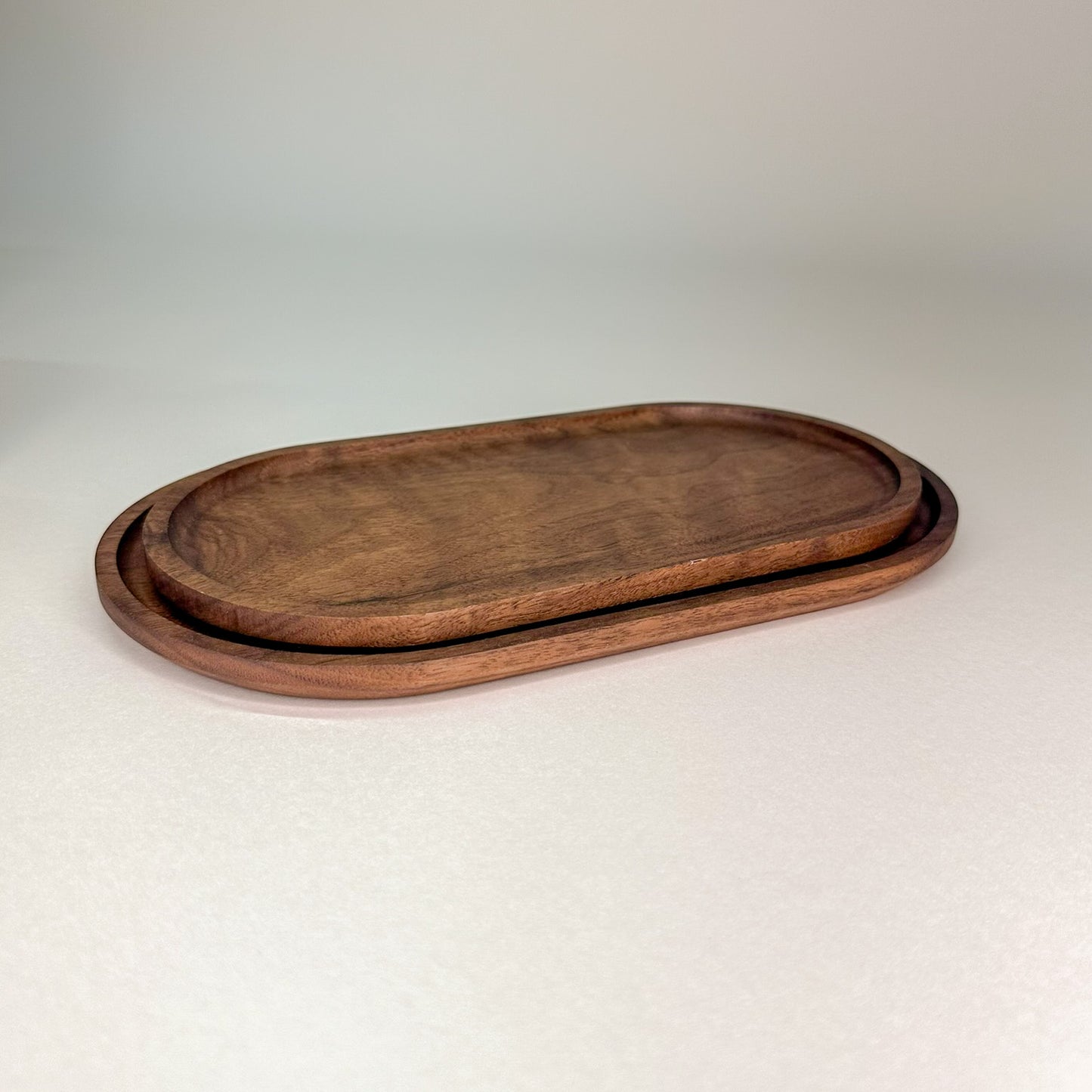 Wooden serving tray for kitchen and bar use - stack-able