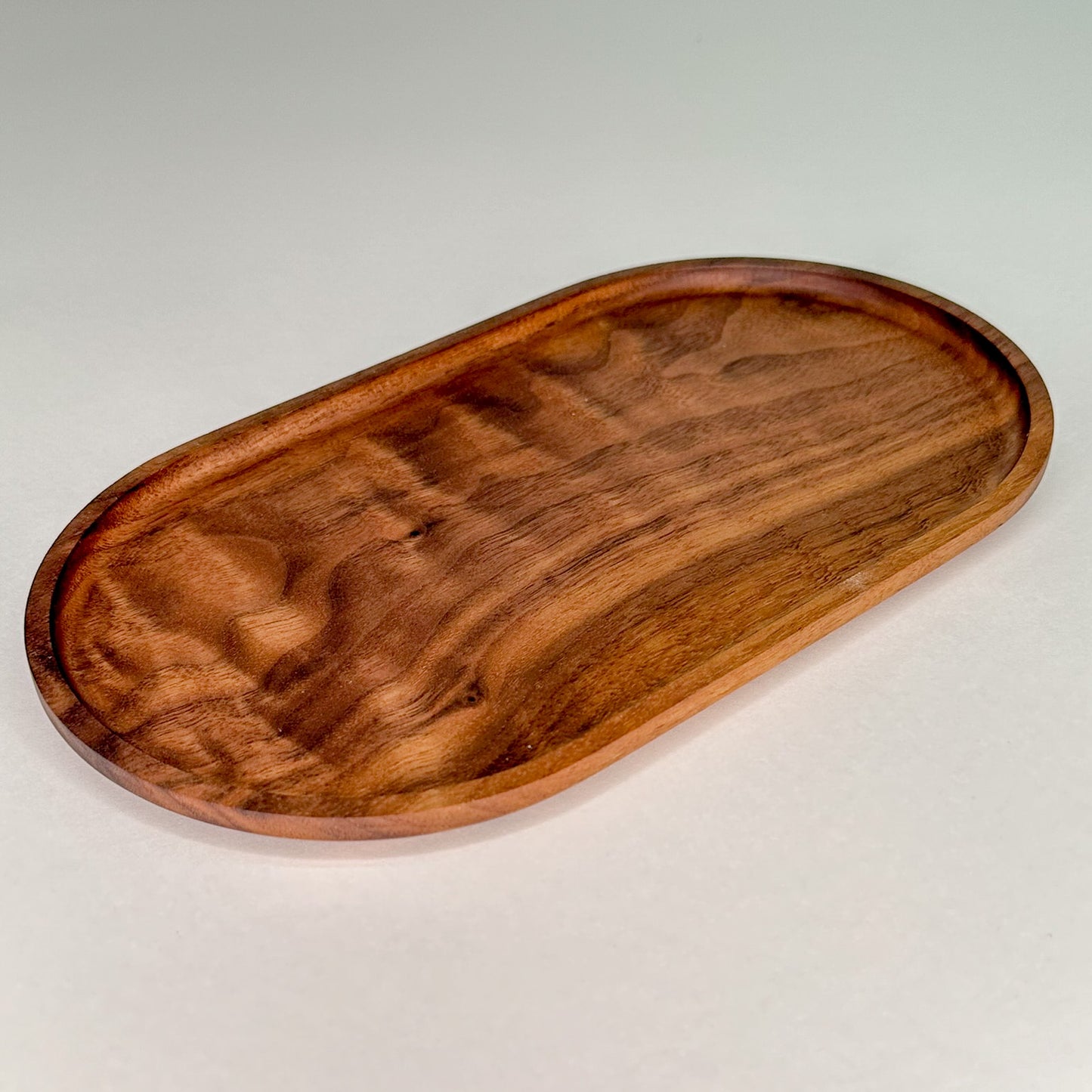 Hardwood coffee table serving tray – handmade Walnut