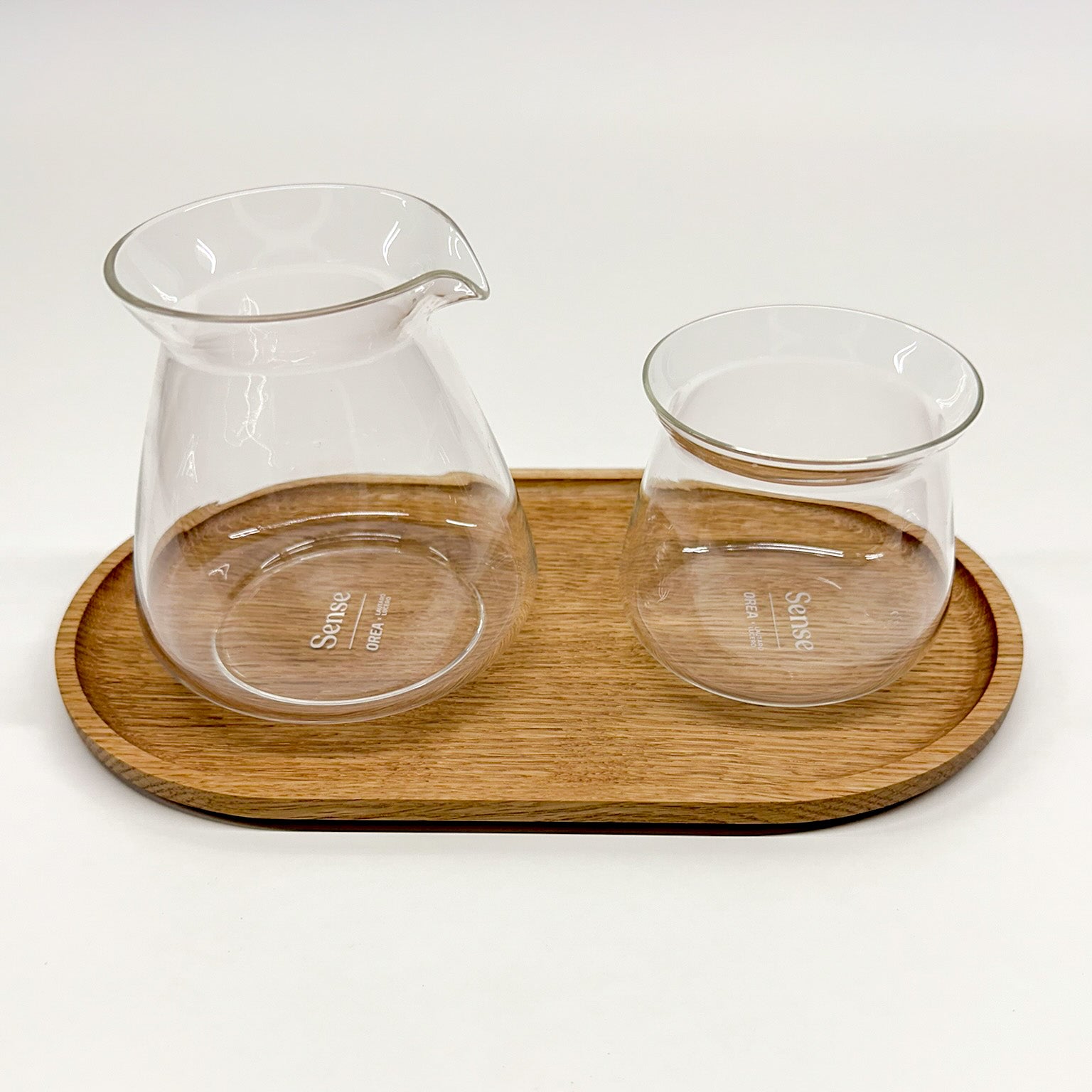 Handcrafted wooden serving tray made from solid hardwood large