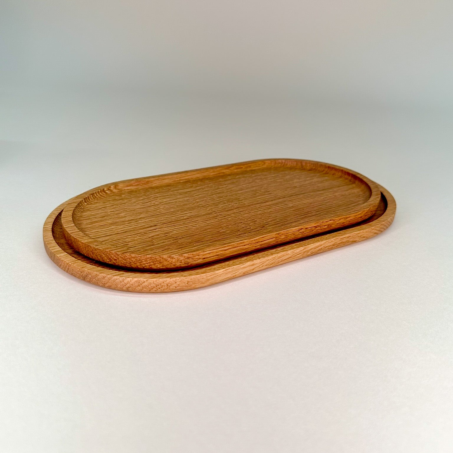 Hardwood coffee table serving tray – handmade - stack-able